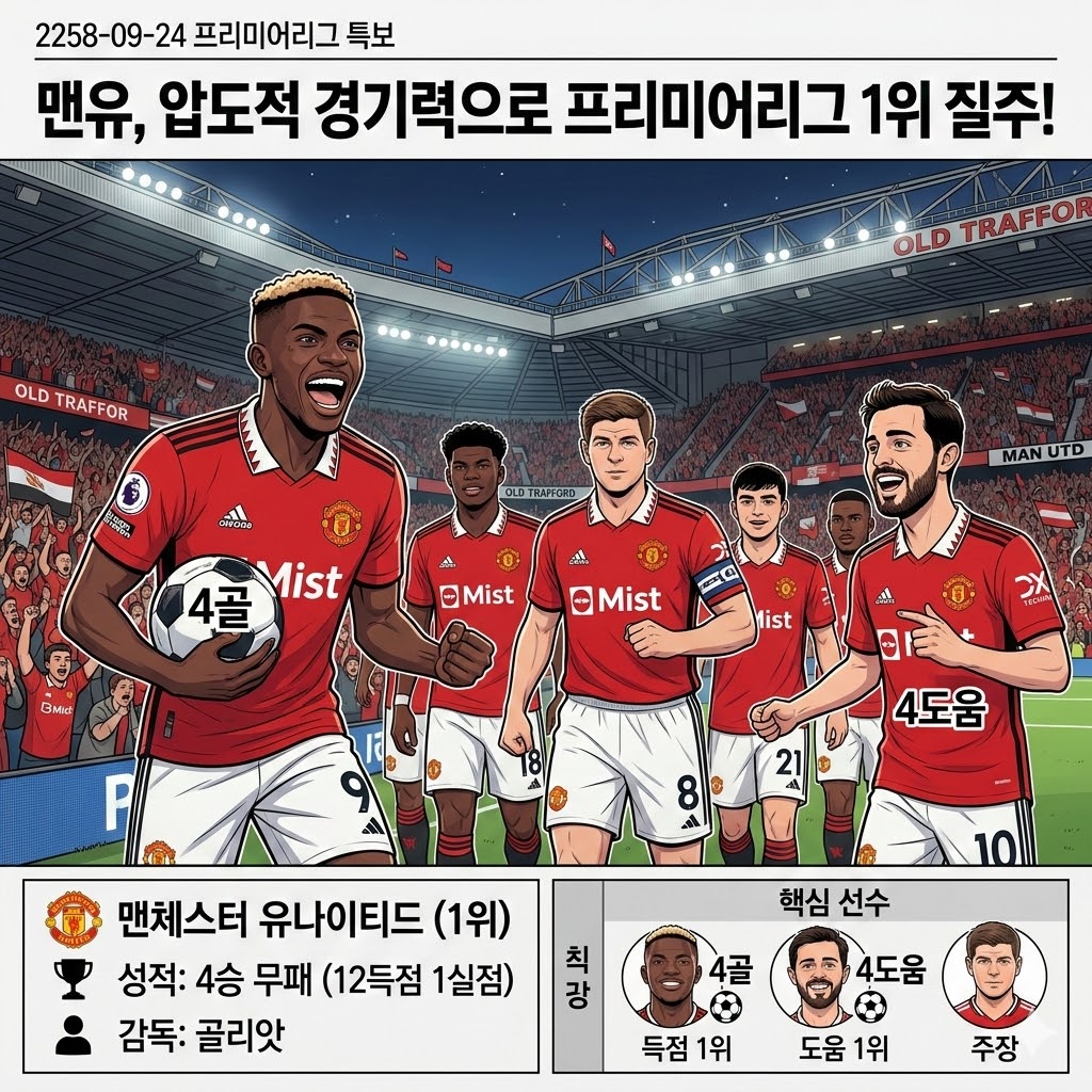 [돌풍] 맨유, 무패 질주! 비결은 ';괴물'; 감독?